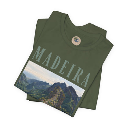 Madeira Stairway to Heaven Scenic Tee - Mountain Landscape Travel T-Shirt