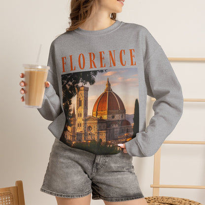 Florence Duomo Crewneck Sweatshirt – Vintage Travel Graphic