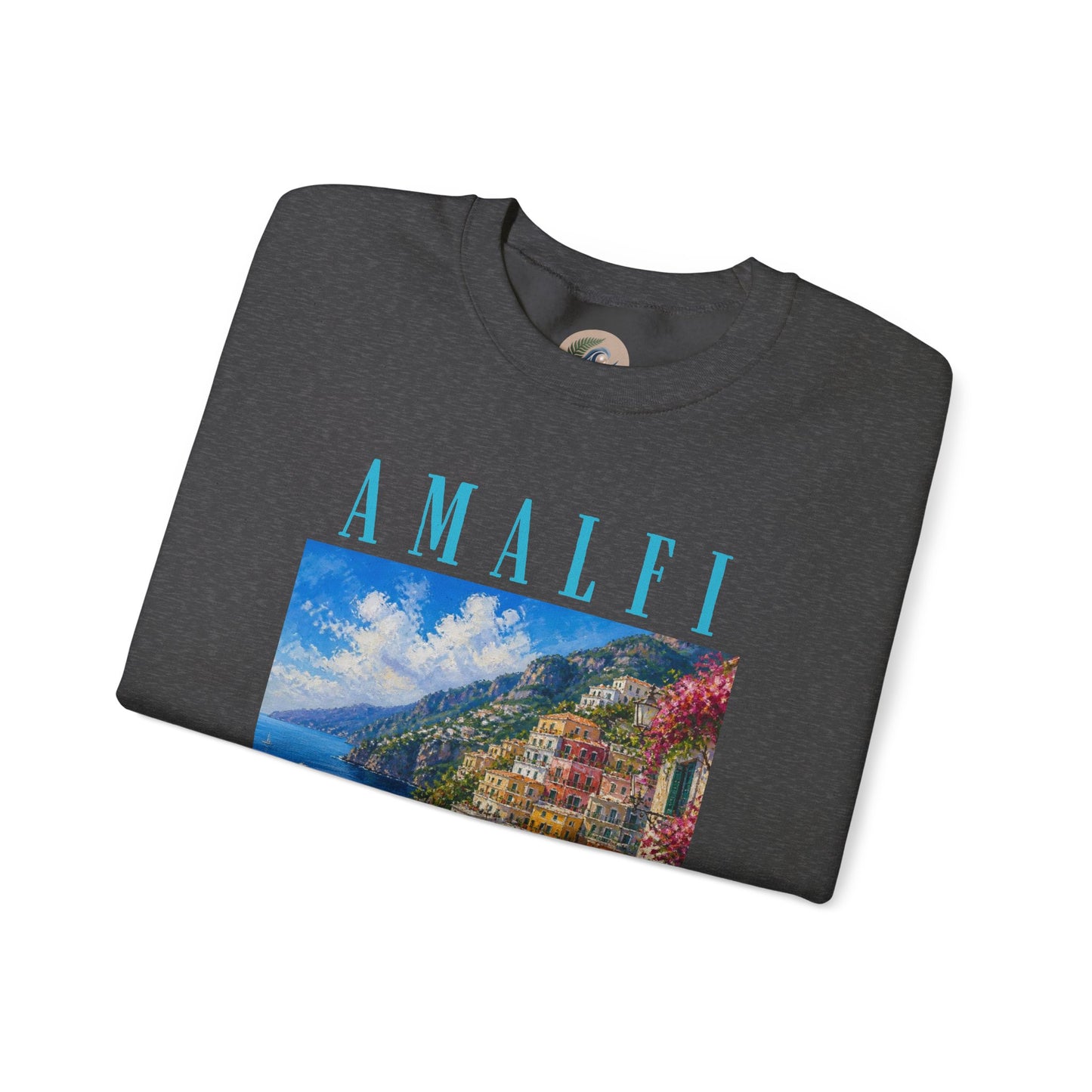 Amalfi Coast Scenic Crewneck Sweatshirt