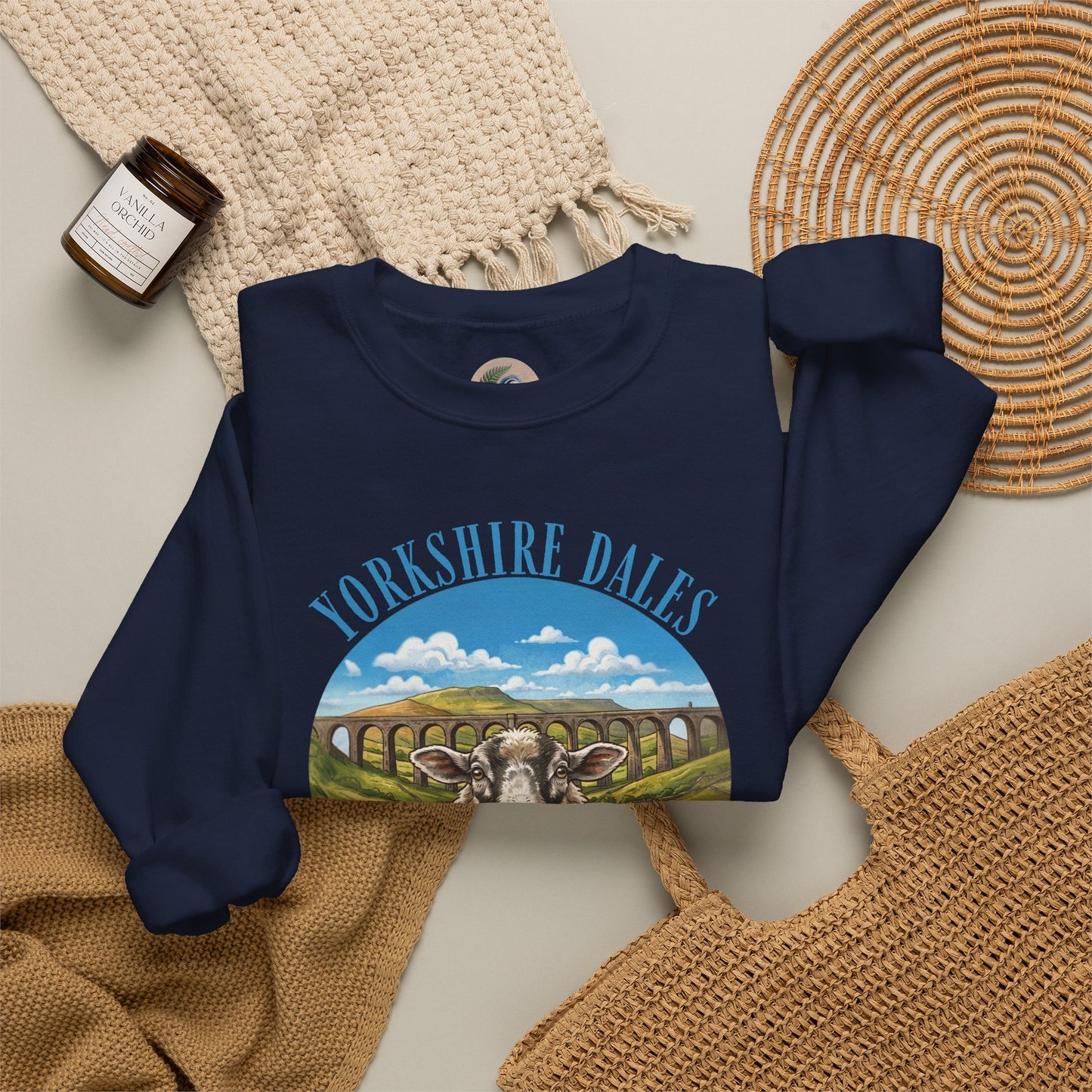 Yorkshire Dales Sheep Crewneck Sweatshirt