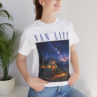 Van Life T-Shirt – Night Sky Camper Graphic Tee