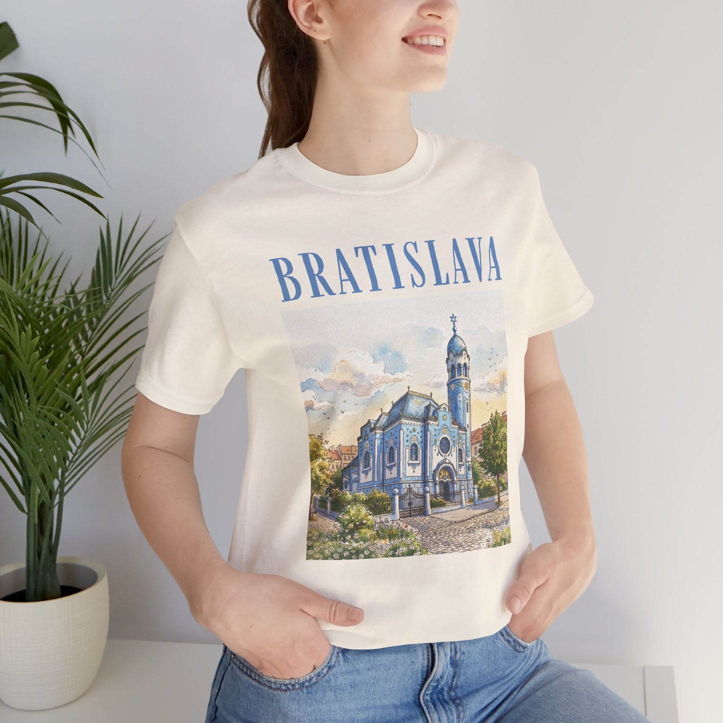 Bratislava Watercolor Church T-Shirt