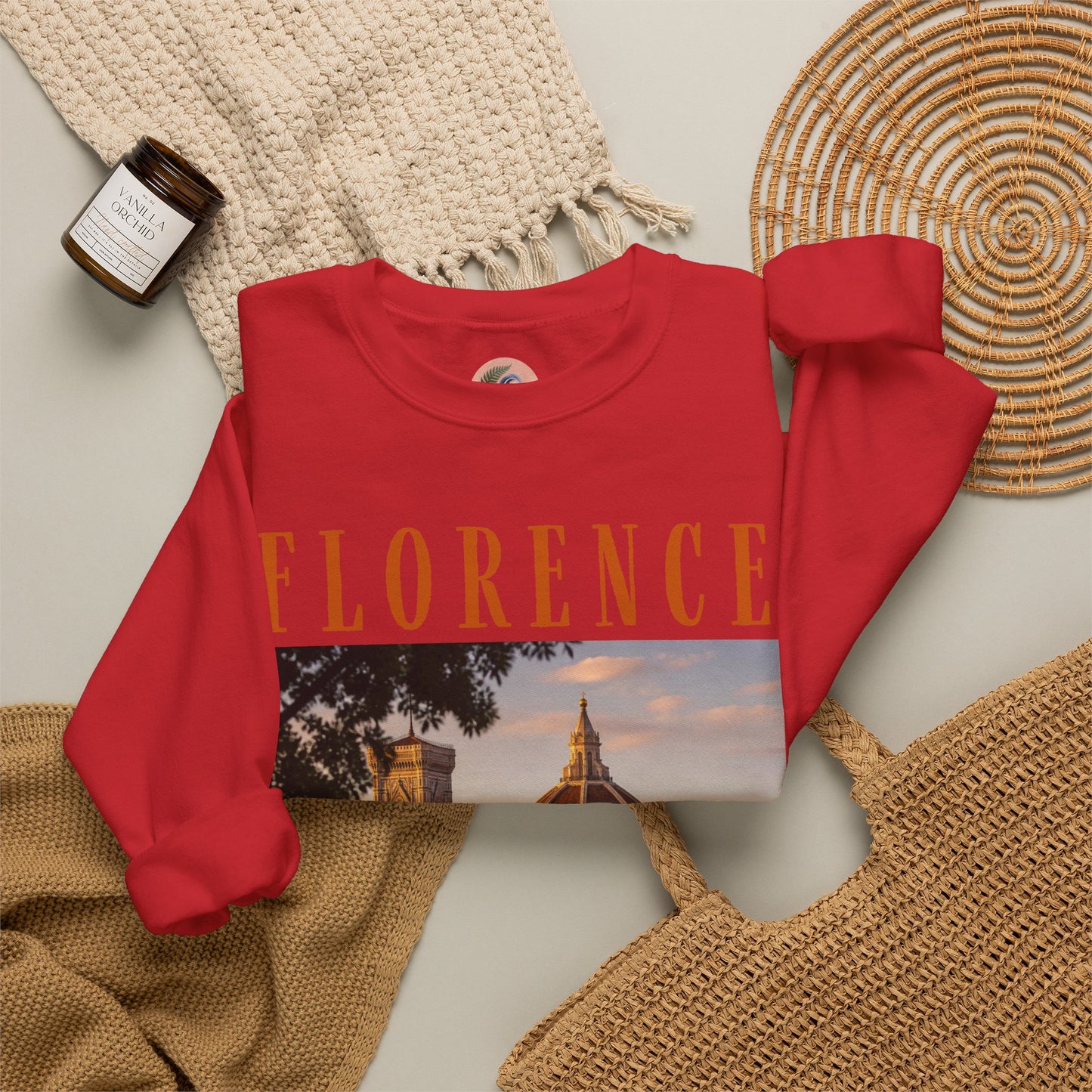 Florence Duomo Crewneck Sweatshirt – Vintage Travel Graphic