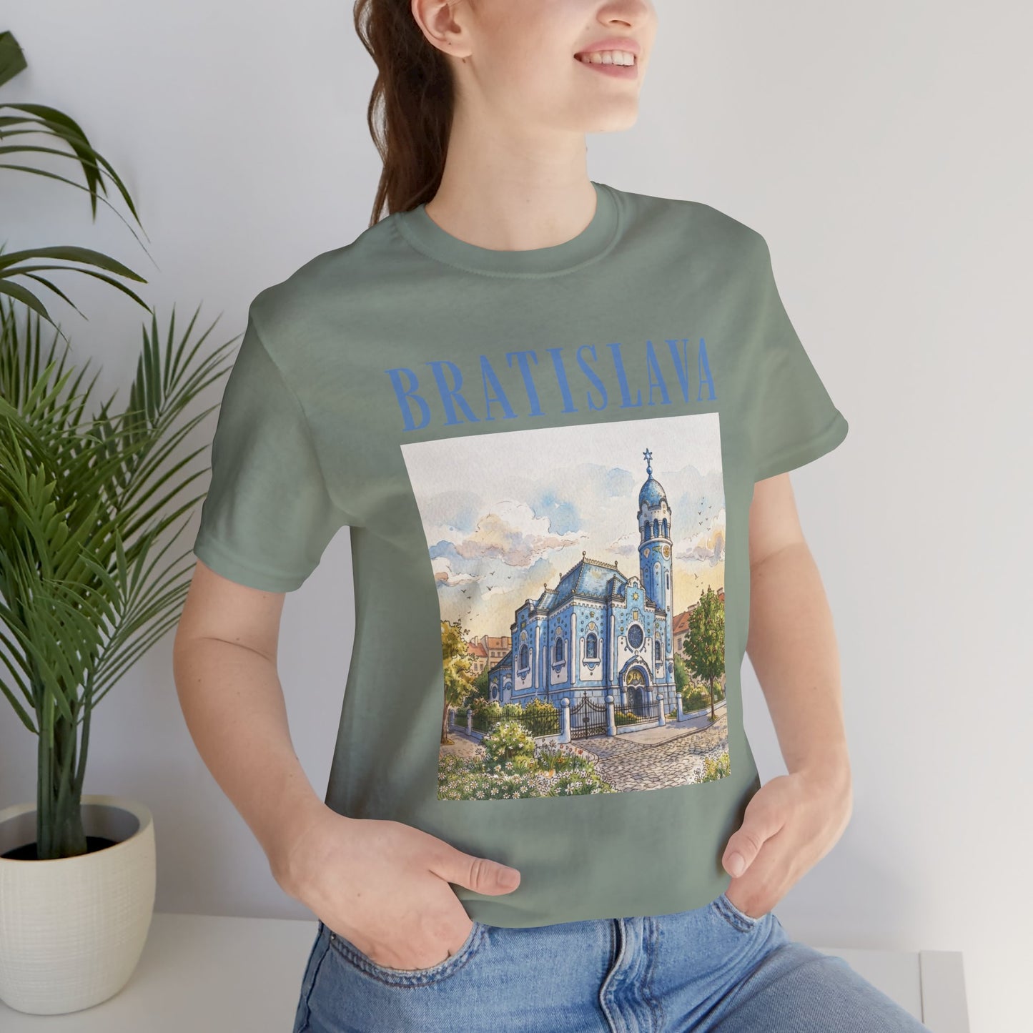 Bratislava Watercolor Church T-Shirt