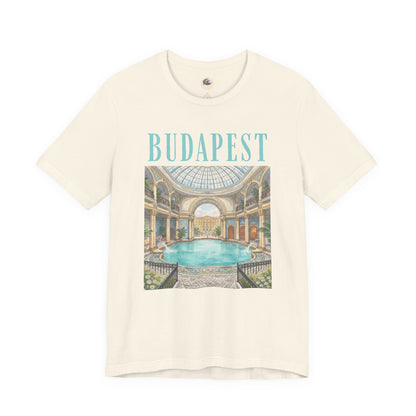 Budapest Thermal Baths Graphic Tee — Vintage Spa Travel T-Shirt
