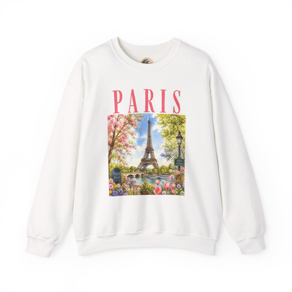Paris Floral Eiffel Sweatshirt