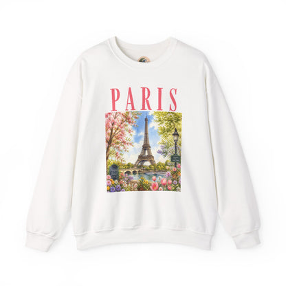 Paris Floral Eiffel Sweatshirt