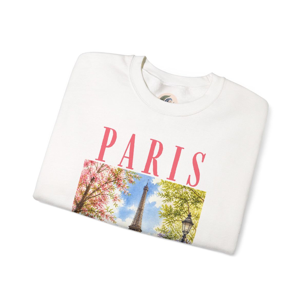 Paris Floral Eiffel Sweatshirt