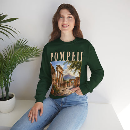 Pompeii Ruins Vintage Crewneck Sweatshirt