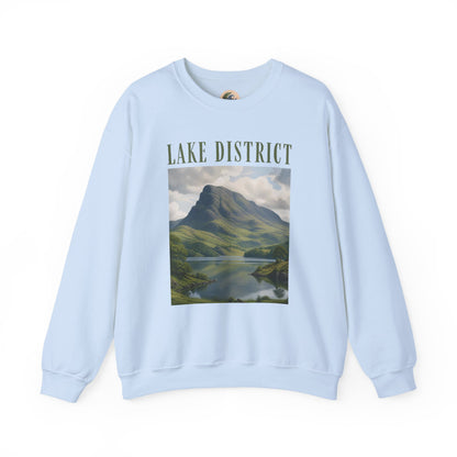 Lake District Scenic Sweatshirt — Vintage Landscape Crewneck