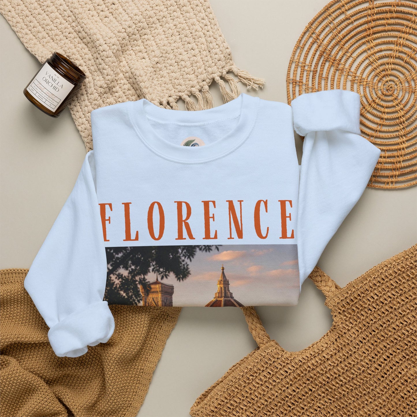 Florence Duomo Crewneck Sweatshirt – Vintage Travel Graphic