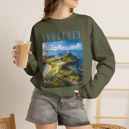 Anglesey Scenic Sweatshirt — Coastal Landscape Crewneck