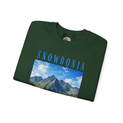 Glyderau Landscape - Snowdonia Mountain Crewneck Sweatshirt