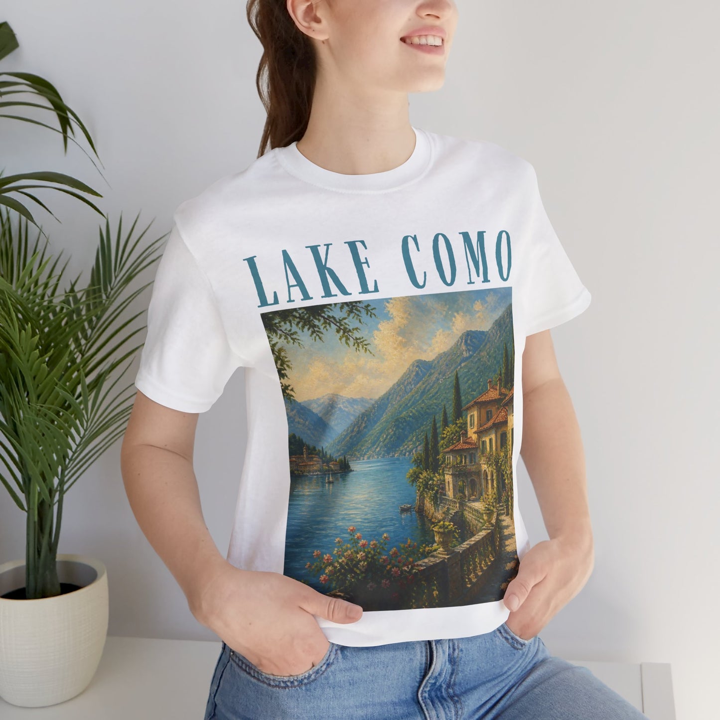Lake Como Vintage Landscape Tee