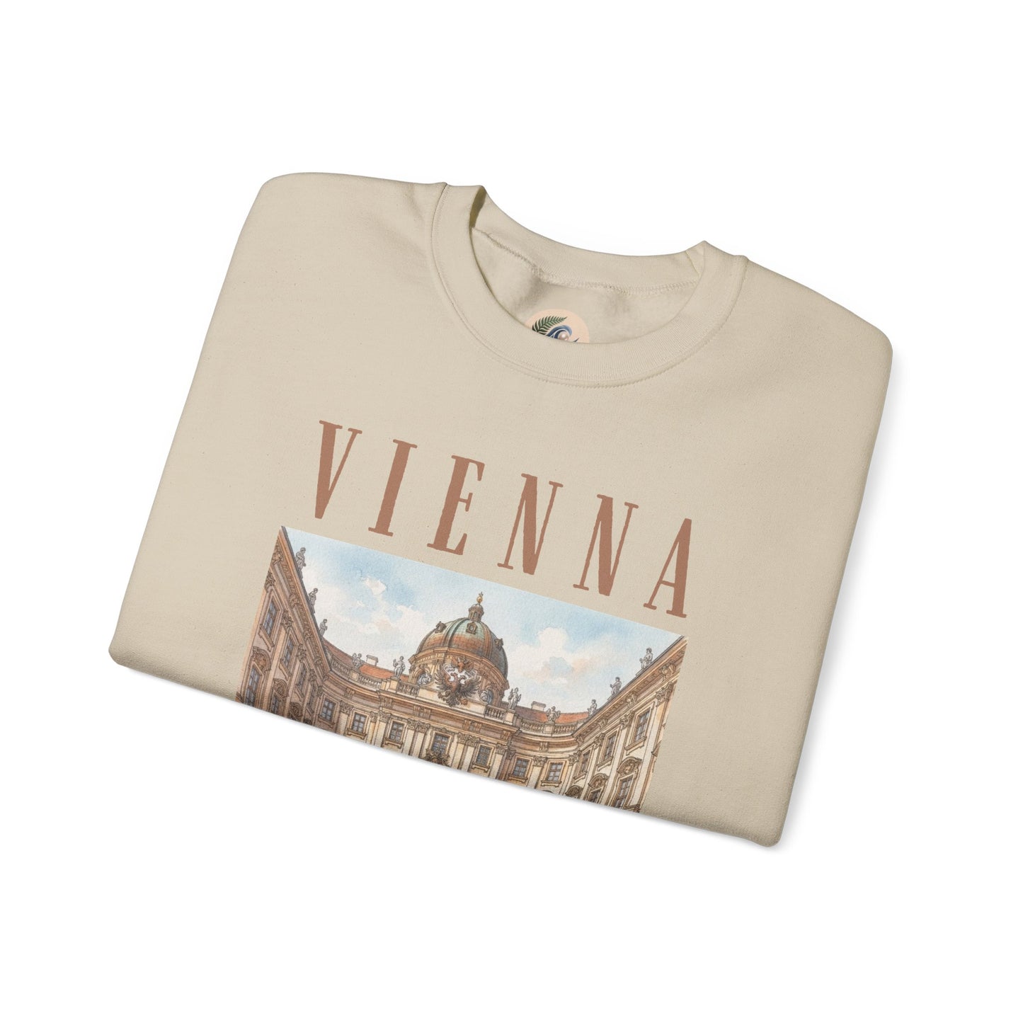 Vienna Palace Crewneck Sweatshirt — Vintage Vienna Travel Sweatshirt