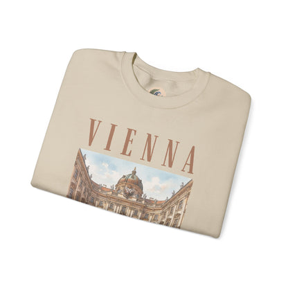 Vienna Palace Crewneck Sweatshirt — Vintage Vienna Travel Sweatshirt