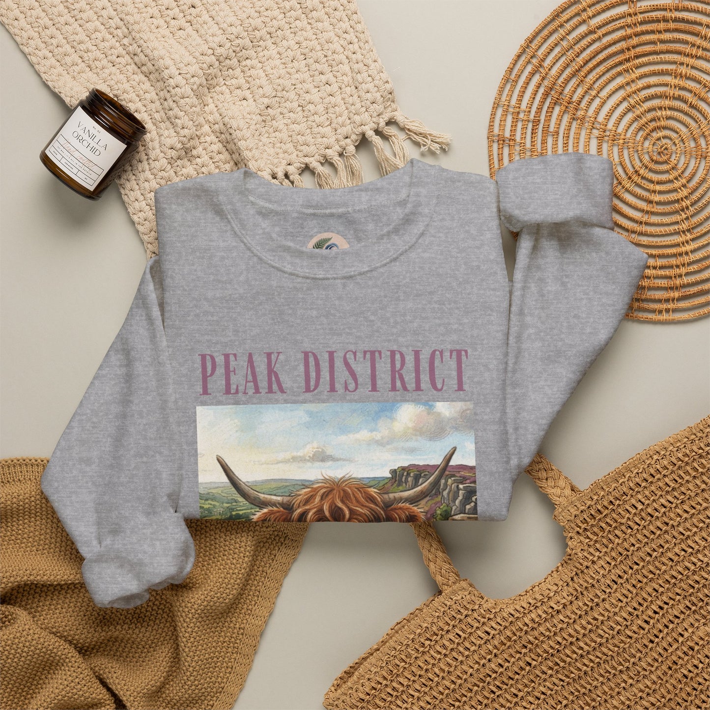 Peak District Highland Cow Sweatshirt