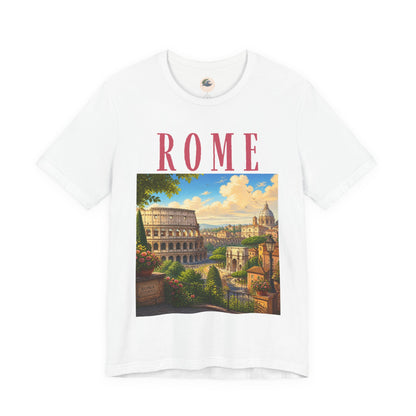 Rome Vintage Travel Tee — Colosseum Scenic Graphic T-Shirt