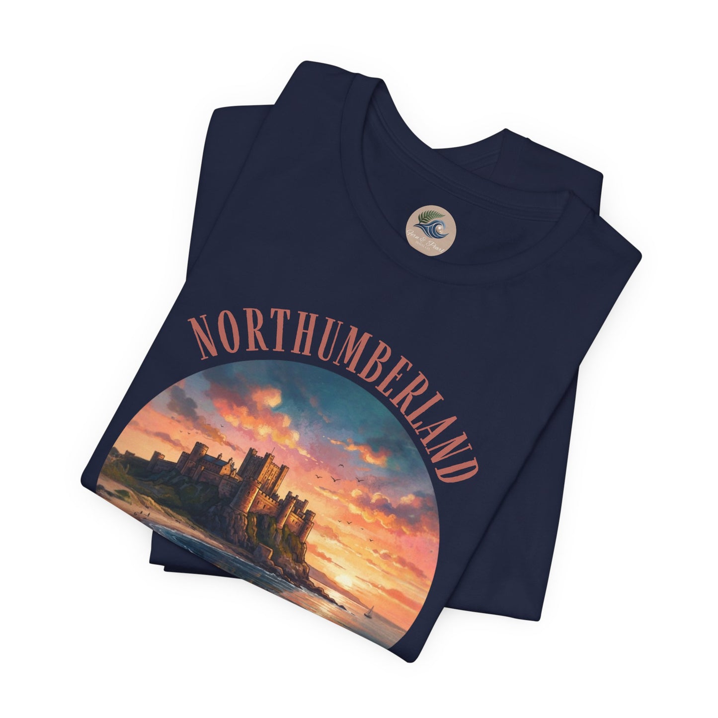 Northumberland Castle Sunset T‑Shirt