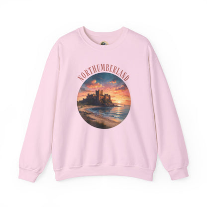 Northumberland Castle Sweatshirt — Scenic Sunset Crewneck