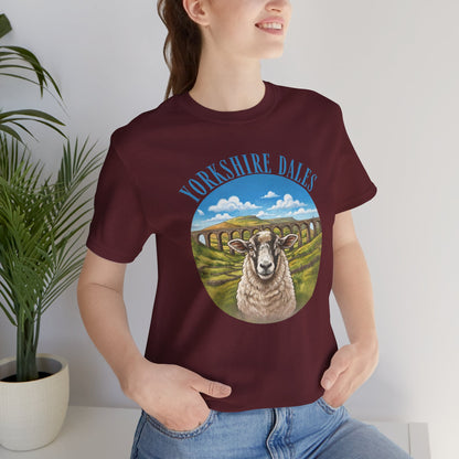 Yorkshire Dales Sheep T-Shirt — Scenic Countryside Tee