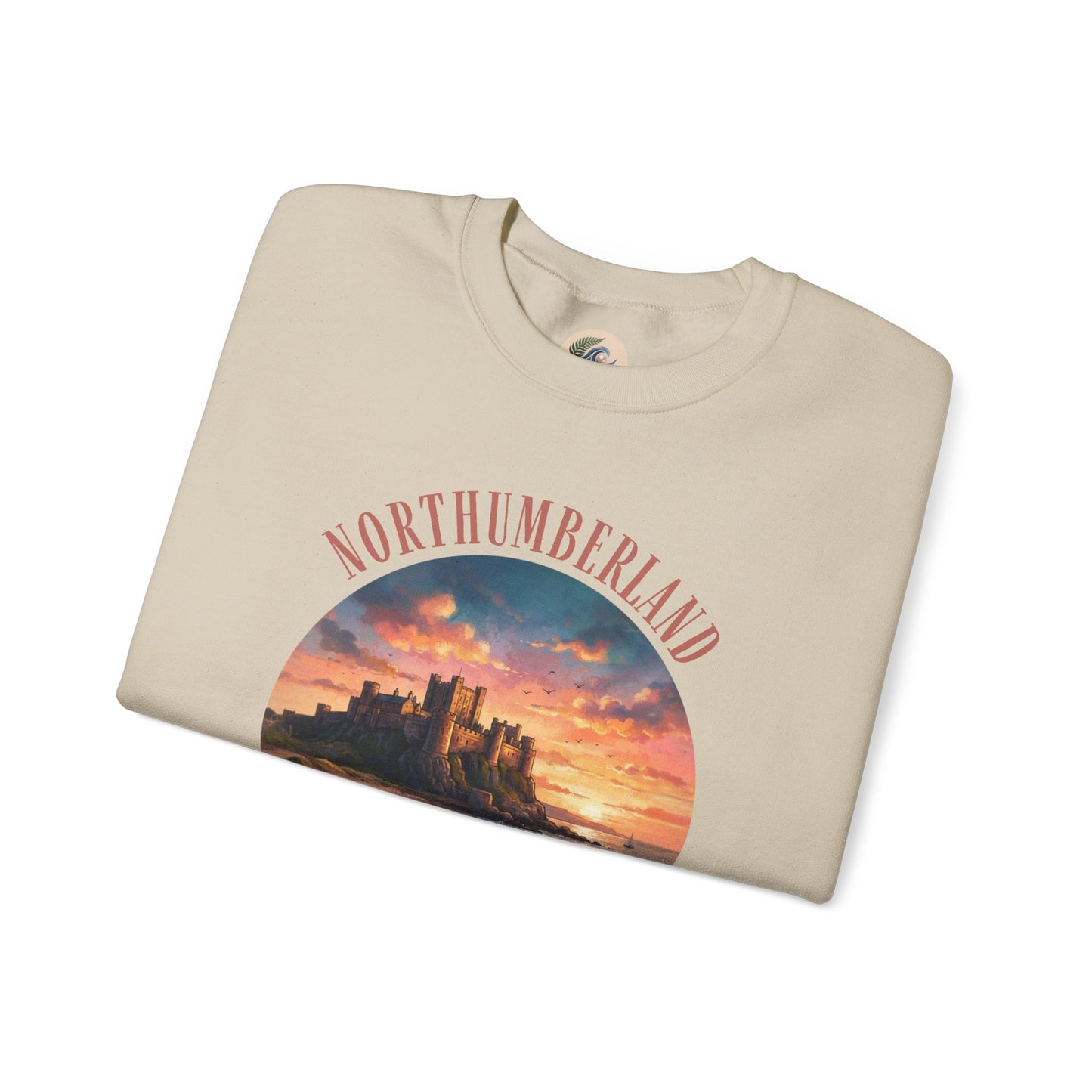Northumberland Castle Sweatshirt — Scenic Sunset Crewneck