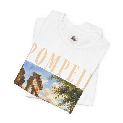 Pompeii Vintage Ruins Tee — Retro Travel Graphic T-Shirt
