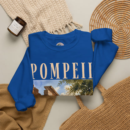 Pompeii Ruins Vintage Crewneck Sweatshirt