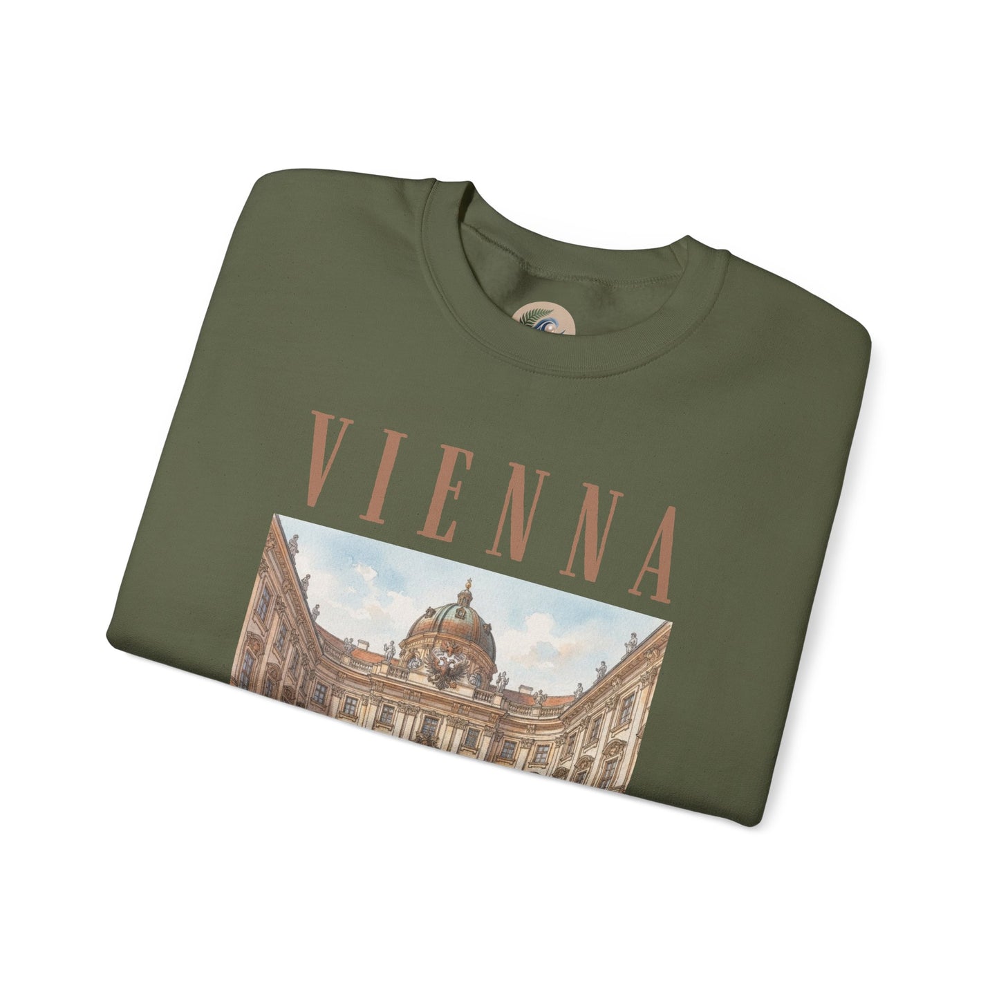 Vienna Palace Crewneck Sweatshirt — Vintage Vienna Travel Sweatshirt