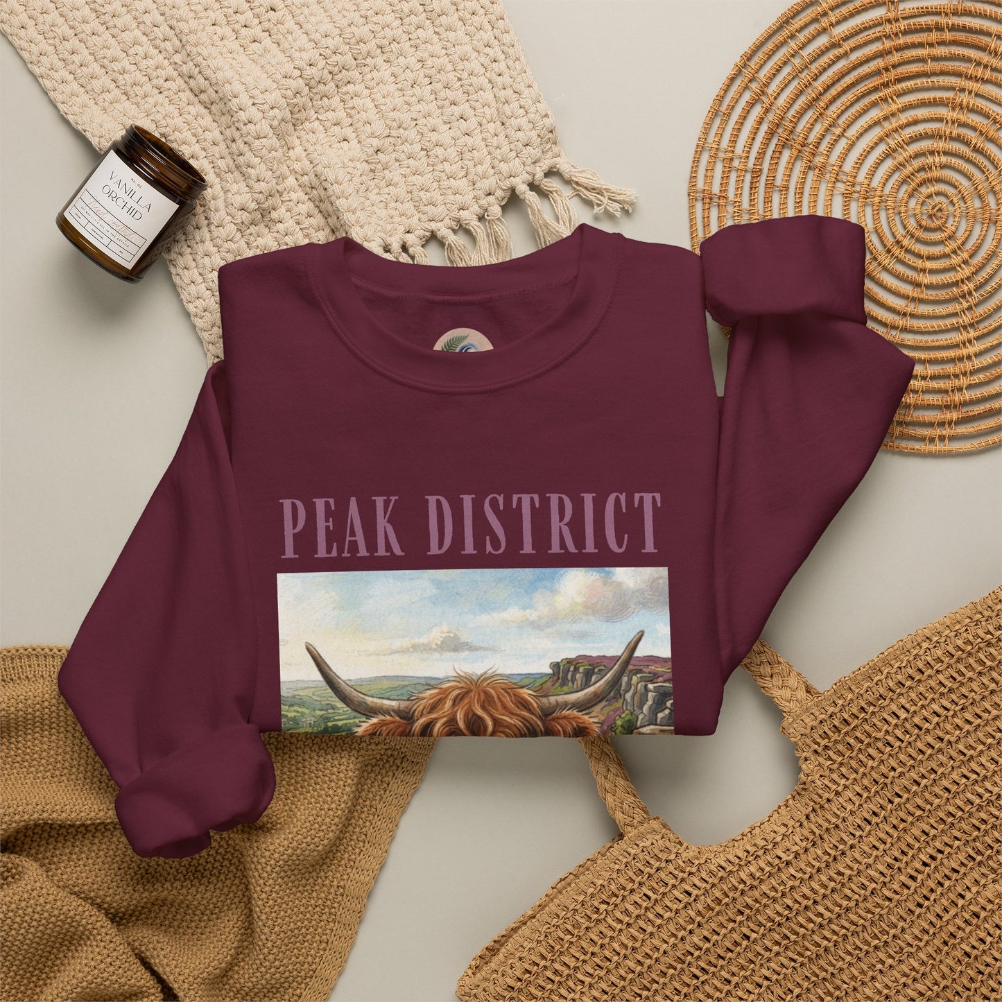 Peak District Highland Cow Sweatshirt