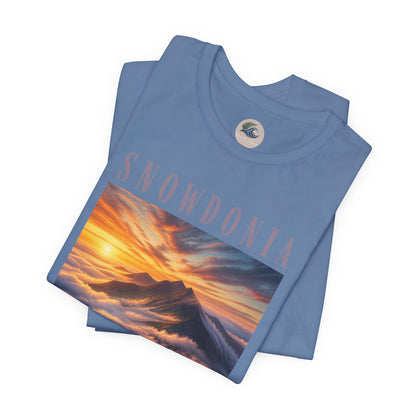 Snowdonia Mountain Sunset T‑Shirt