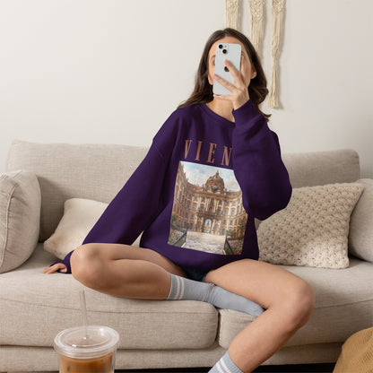 Vienna Palace Crewneck Sweatshirt — Vintage Vienna Travel Sweatshirt