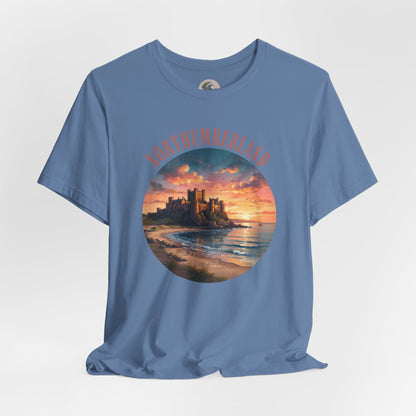 Northumberland Castle Sunset T‑Shirt