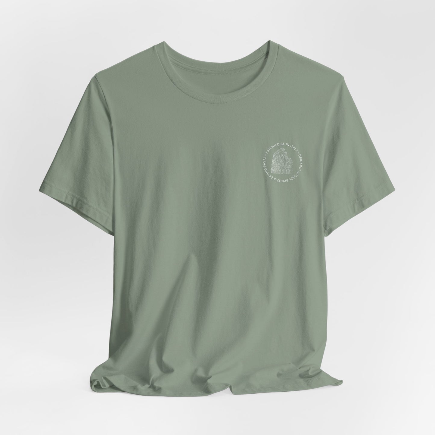 Aperol & Pasta Italy Tee — Minimalist Vintage Liberty Graphic T-Shirt