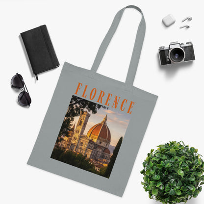 Florence Photo Tote Bag — Duomo Cathedral Travel Cotton Tote