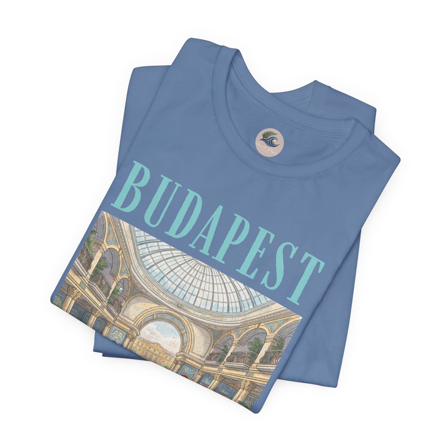 Budapest Thermal Baths Graphic Tee — Vintage Spa Travel T-Shirt