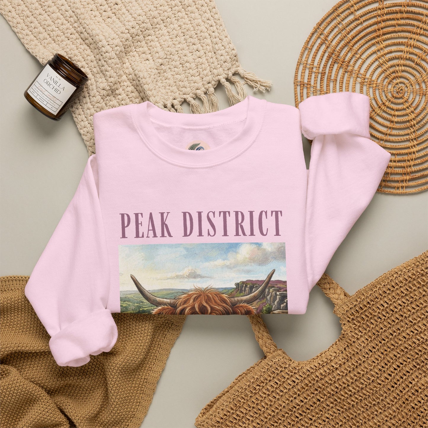 Peak District Highland Cow Sweatshirt