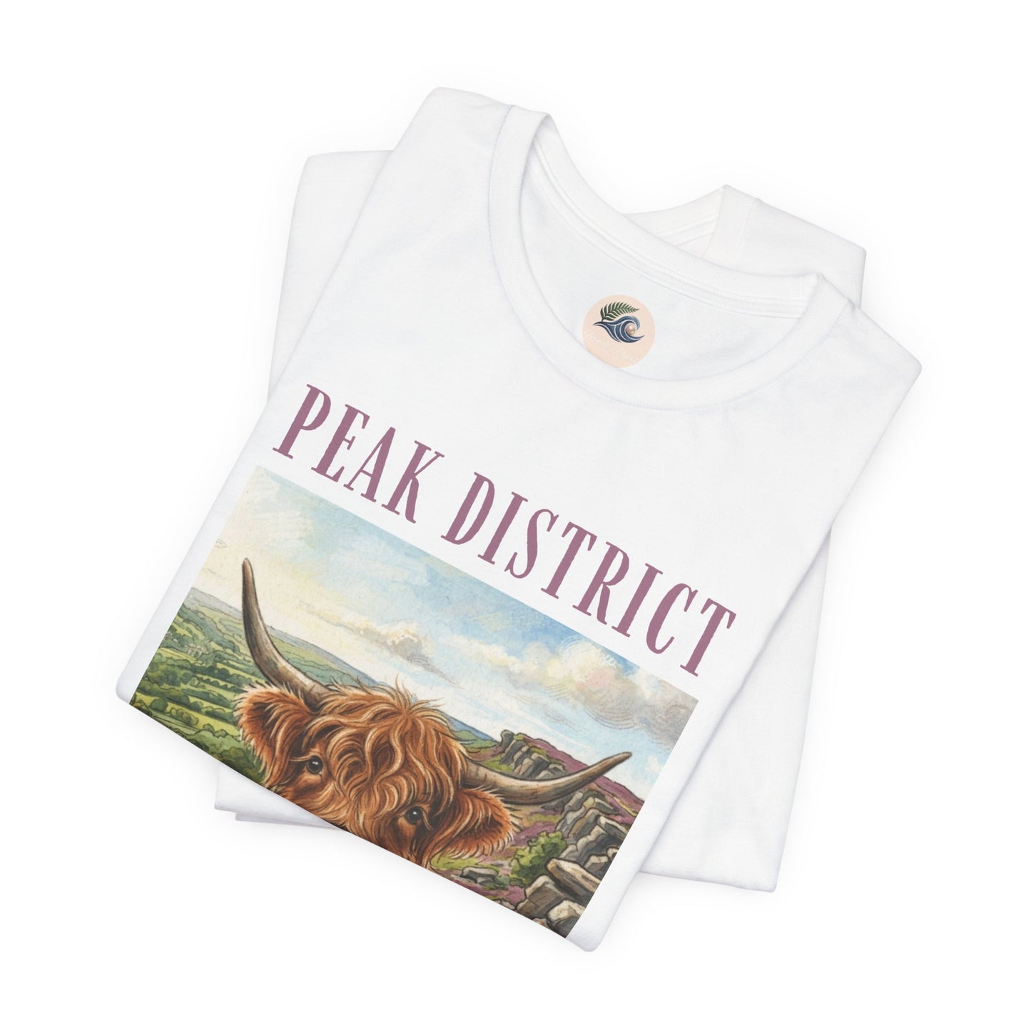 Peak District Highland Cow T‑Shirt