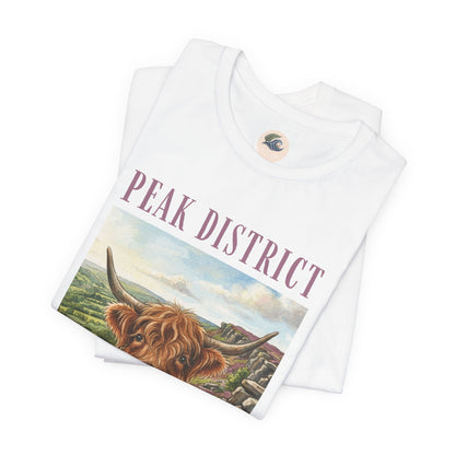 Peak District Highland Cow T‑Shirt