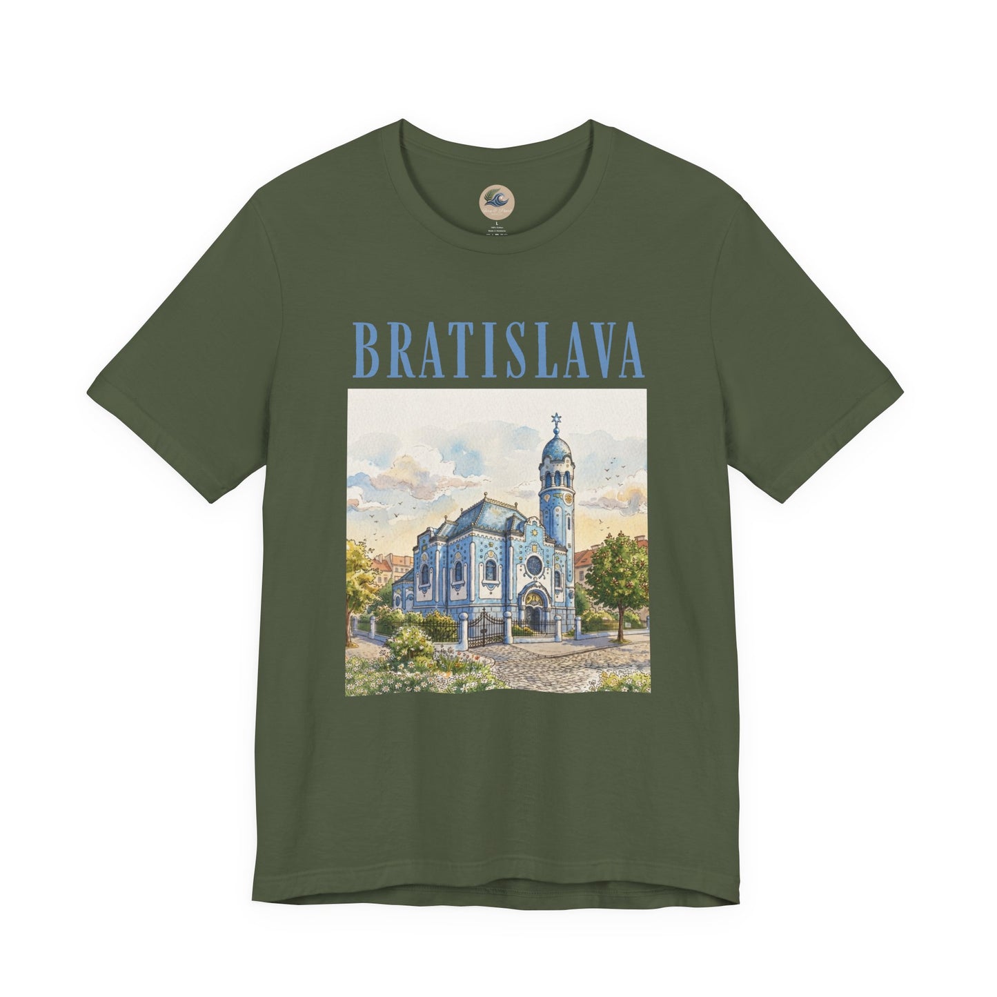 Bratislava Watercolor Church T-Shirt