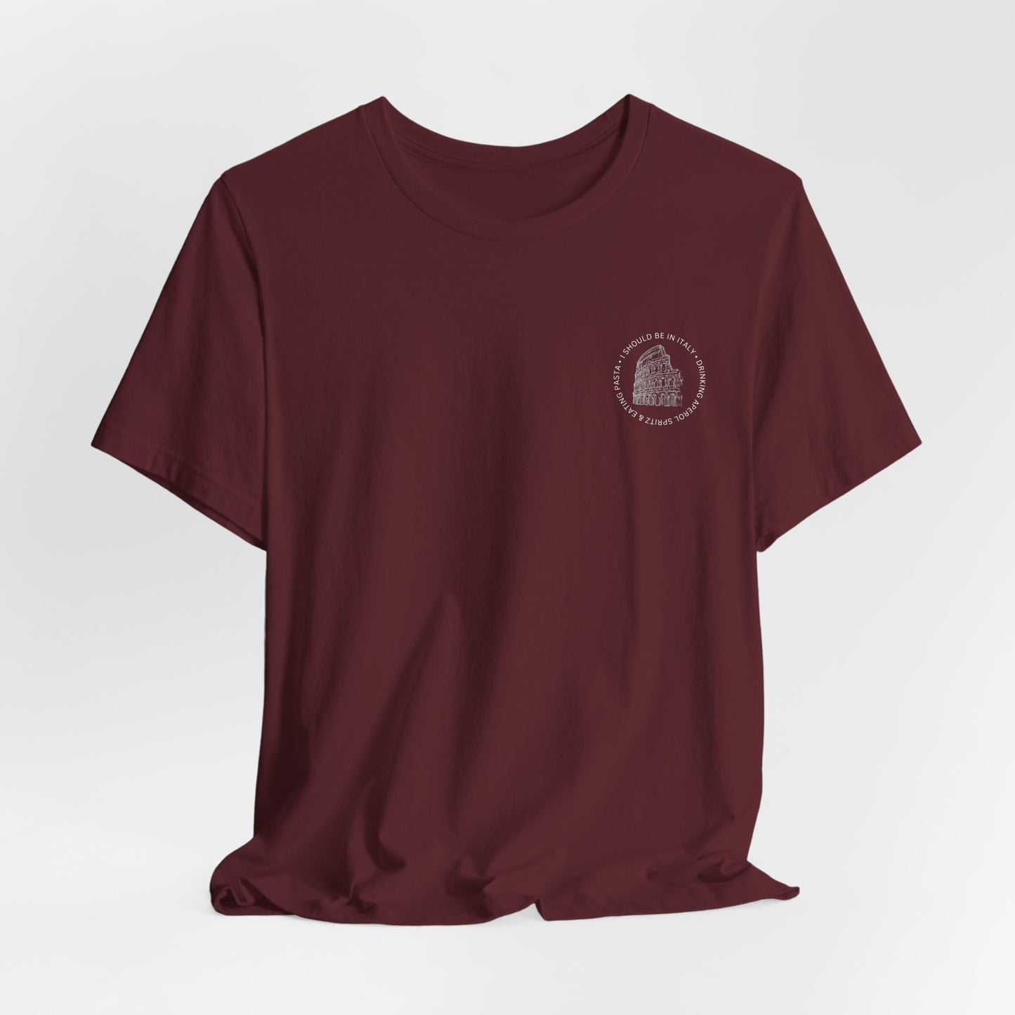 Aperol & Pasta Italy Tee — Minimalist Vintage Liberty Graphic T-Shirt