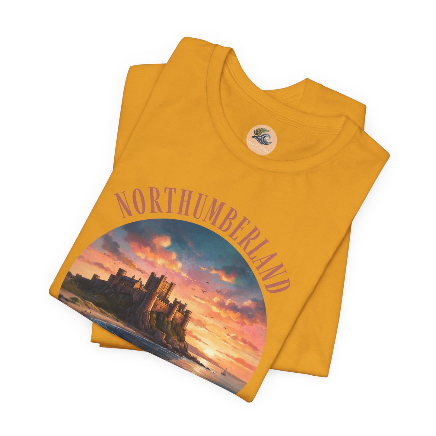 Northumberland Castle Sunset T‑Shirt