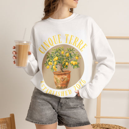 Cinque Terre Lemons Sweatshirt - Established 2026
