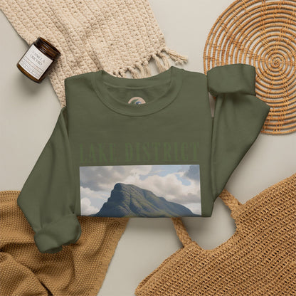 Lake District Scenic Sweatshirt — Vintage Landscape Crewneck