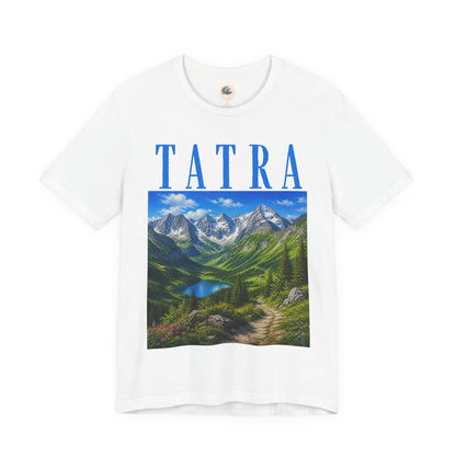 Tatra Mountains Scenic Tee — Mountain Landscape Graphic T-Shirt