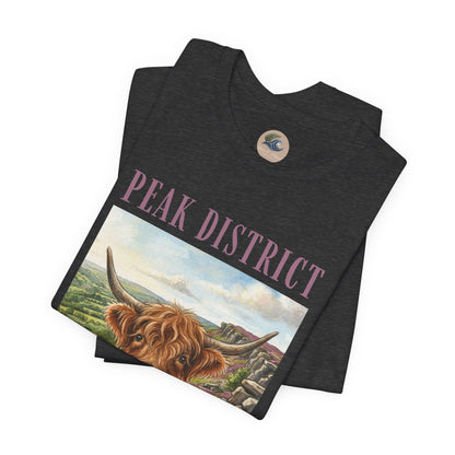 Peak District Highland Cow T‑Shirt