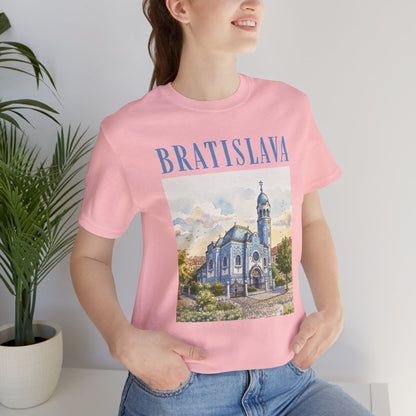 Bratislava Watercolor Church T-Shirt