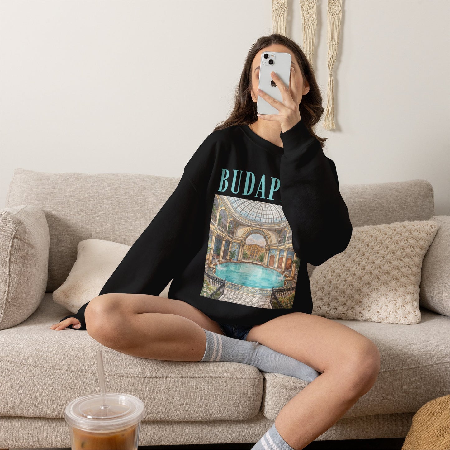 Budapest Thermal Bath Crewneck Sweatshirt