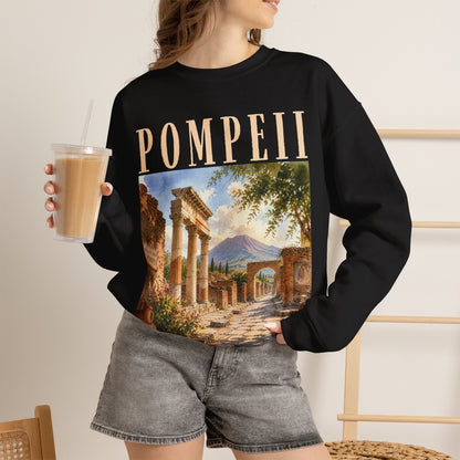 Pompeii Ruins Vintage Crewneck Sweatshirt