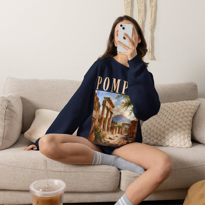 Pompeii Ruins Vintage Crewneck Sweatshirt